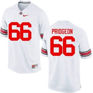 Men's Ohio State Buckeyes #66 Malcolm Pridgeon White Nike NCAA College Football Jersey New Style JSU7244GE